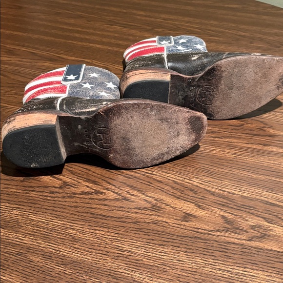 Roper American Beauty Flag Ankle Boots - Picture 9 of 16